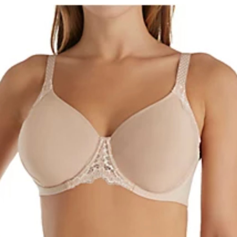 Simone Perele Caresse‎ Minimizer Bra in Peau Rose,12A380, Size 36F